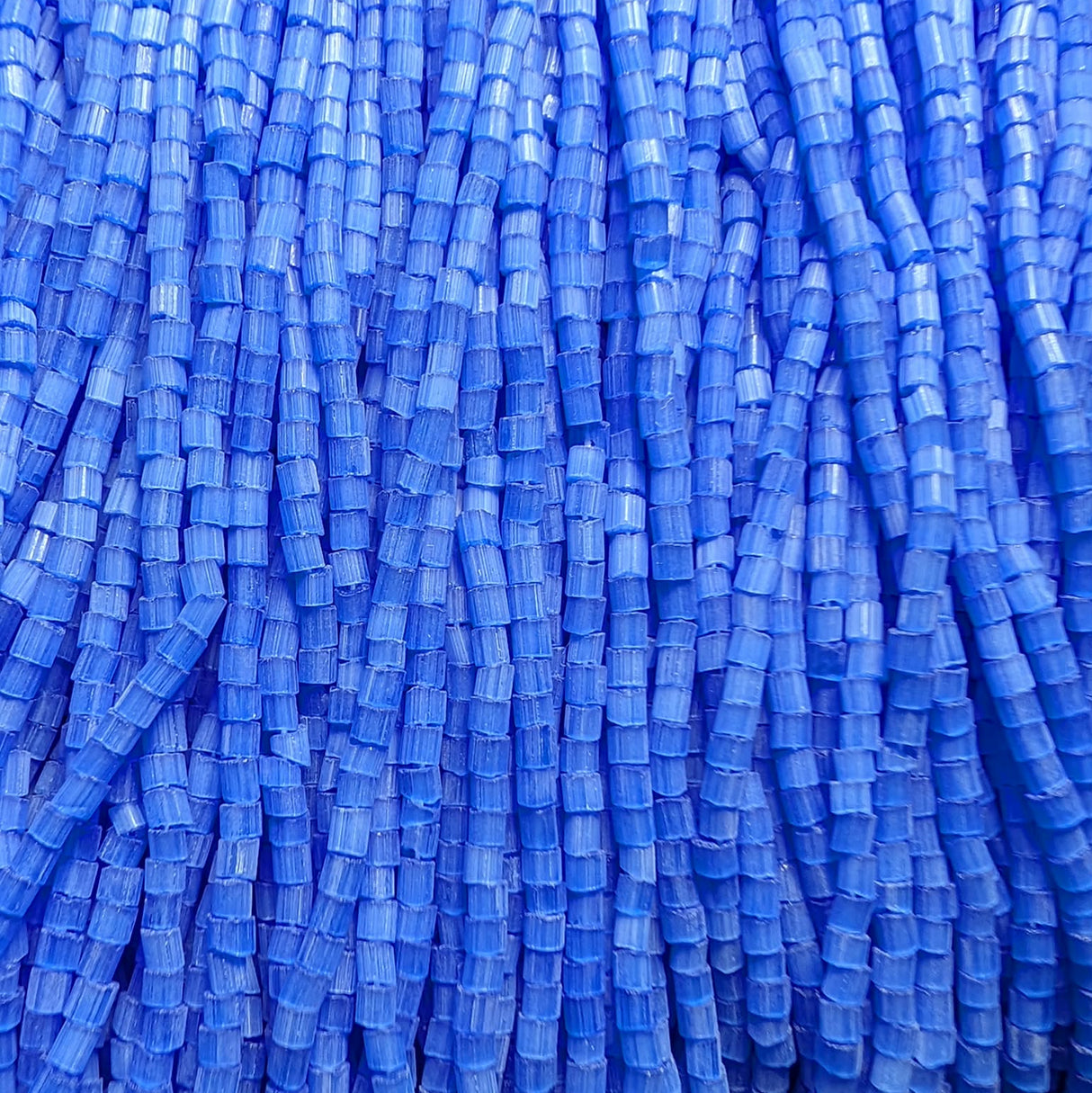 11/0 Czech 2 Cut Satin Blue - 112C-24