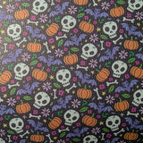 Faux Leather Sheet - Punkin Bones - 21