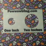 Faux Leather Sheet - Punkin Bones - 21