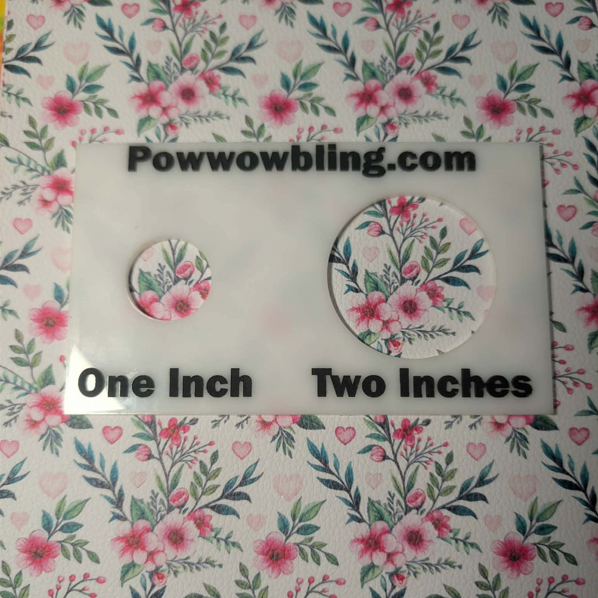 Faux Leather Sheet - Love Blooms - 91