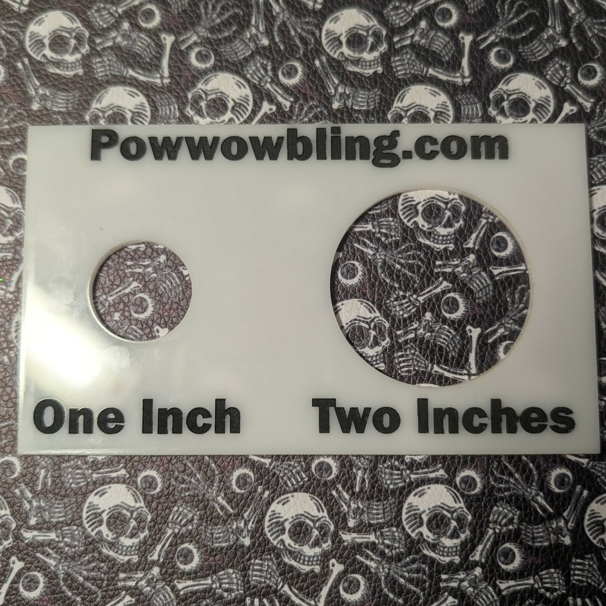 Faux Leather Sheet - Bones Below - 39