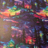 Faux Leather Sheet - Northern Lights - 71
