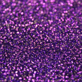 Silver Lined Dyed Purple ~ 11/0 JSB 78