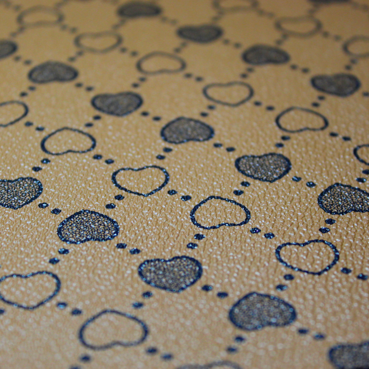 Faux Leather Sheet - GG Love Chocolate  - 8