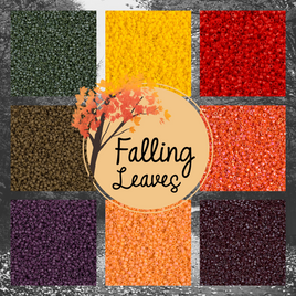 11/0 Delica Set - Falling Leaves - DS3