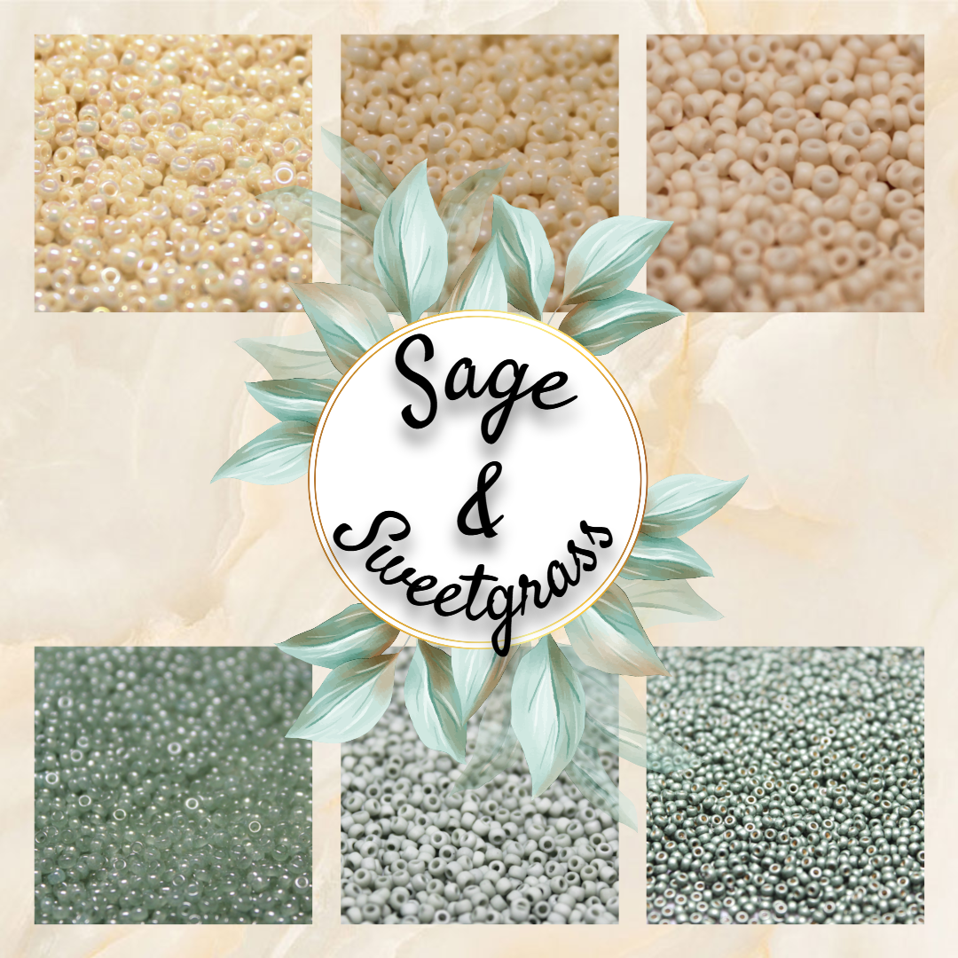 6 Tube Sage & SweetGrass - 11/0 Set C