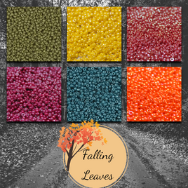 15/0 Japanese - 6 Tube Falling Leaves Set