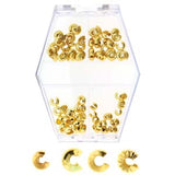 Crimp Bead Cover Assortment - Gold Plated