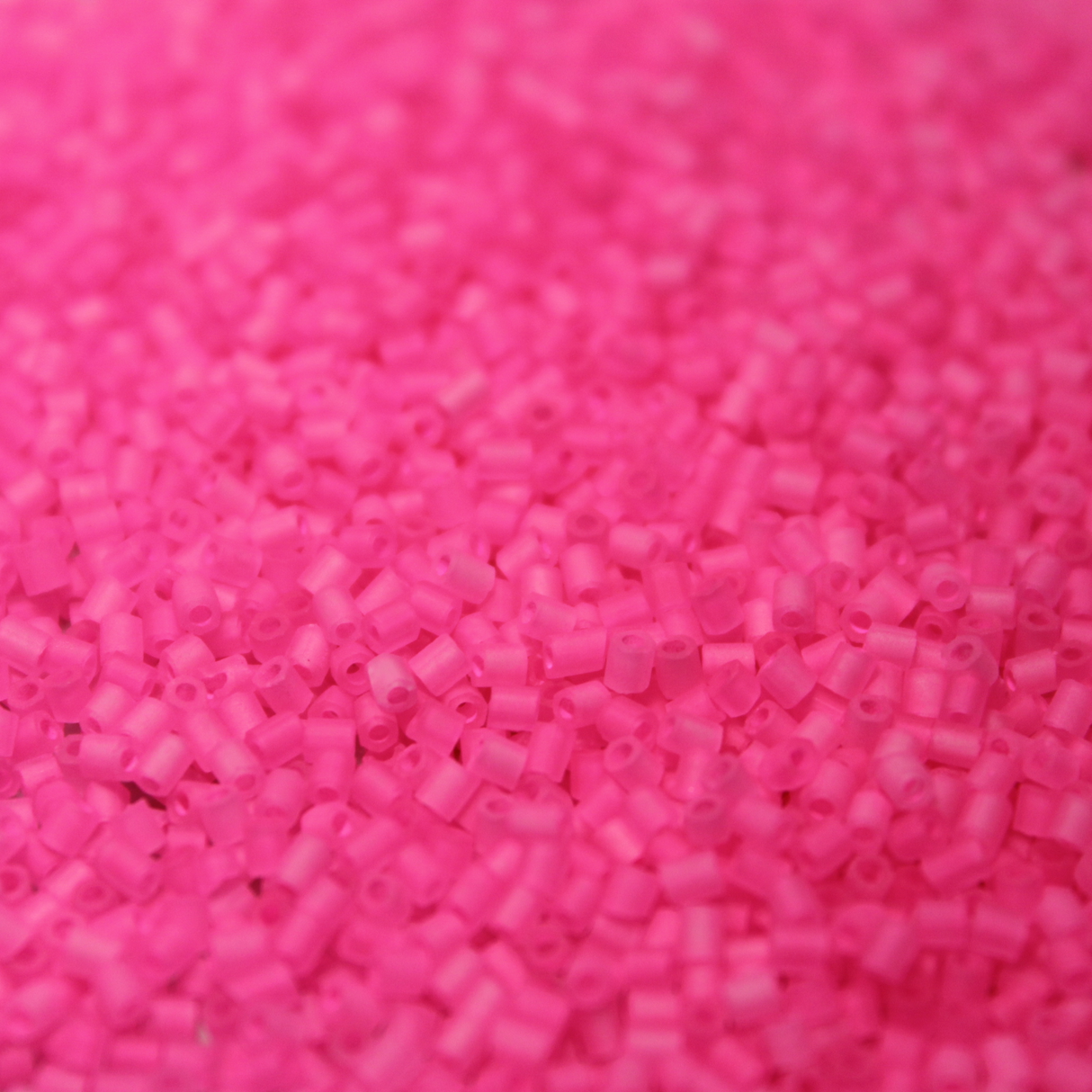 Frosted Neon Pink ~ 11/0 HEX F207A