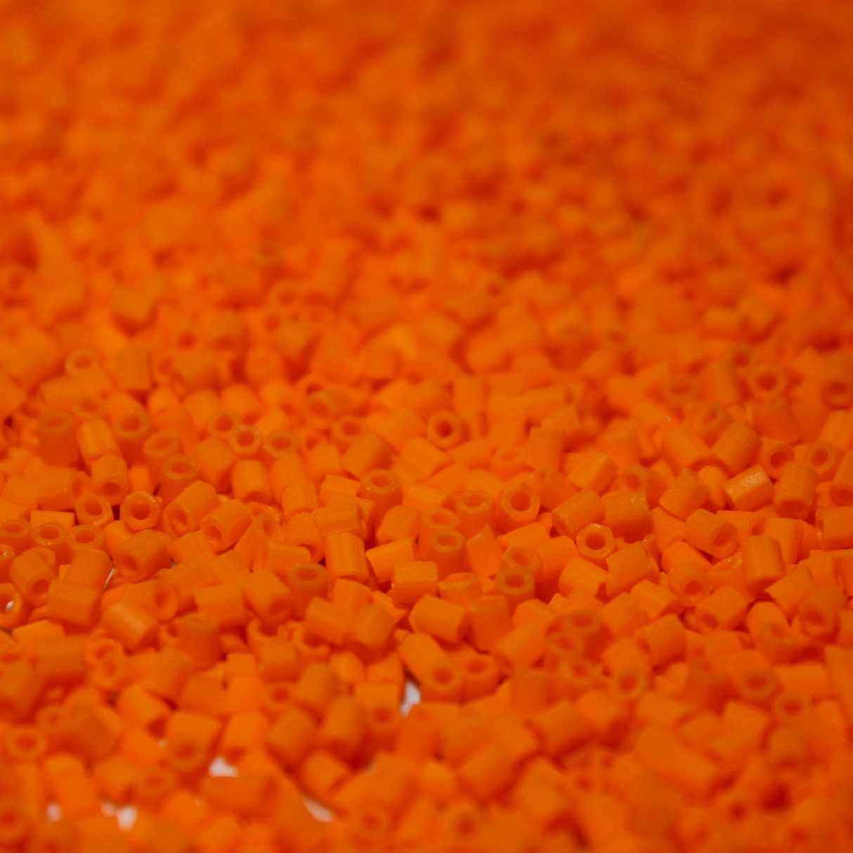 Matte Bright Fire Dragon Orange ~ 11/0 HEX F405D