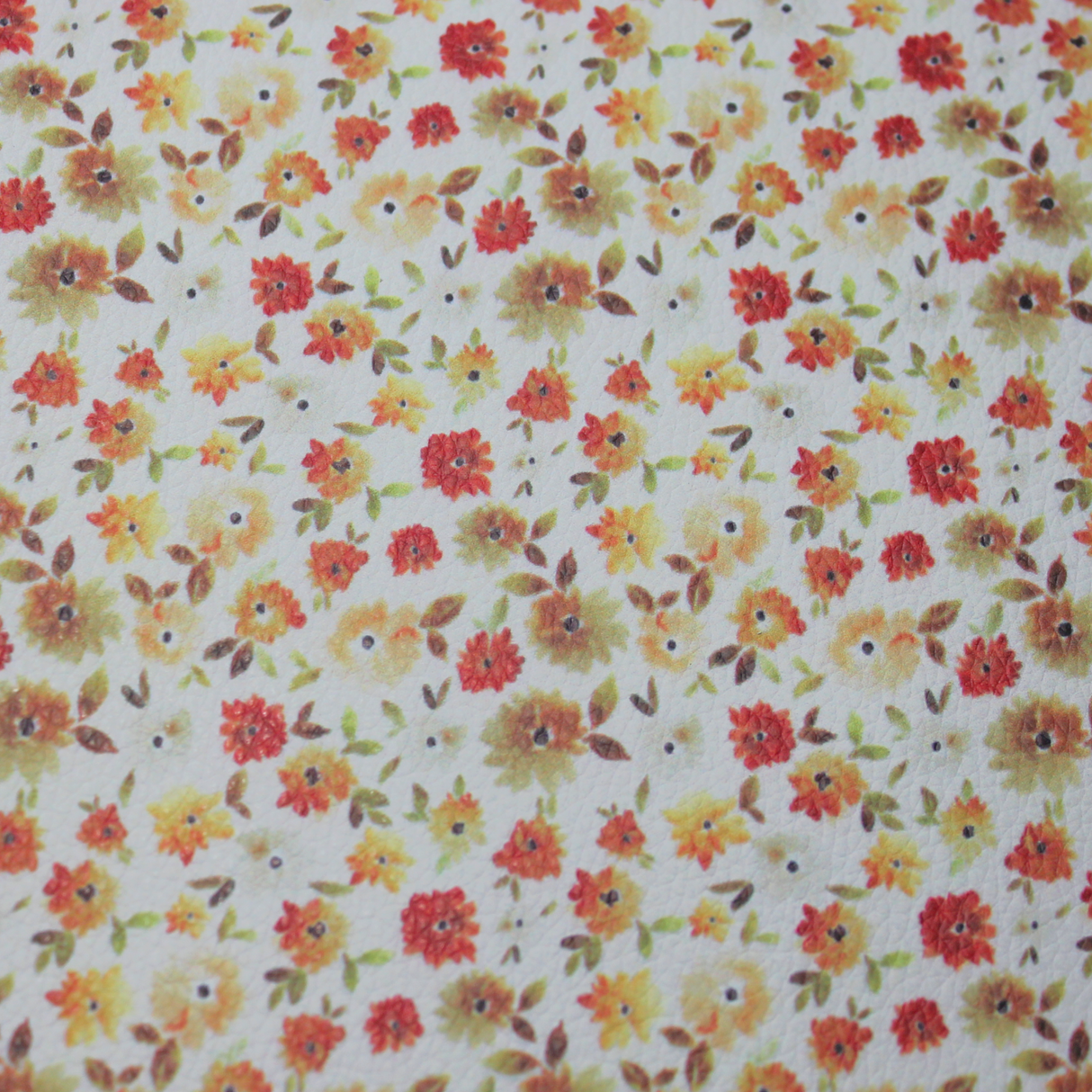 Faux Leather Sheet - Falling Blooms - 81