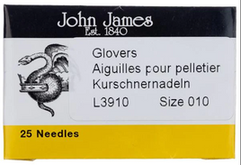 John James Glovers Needles - Size 10 - JG10