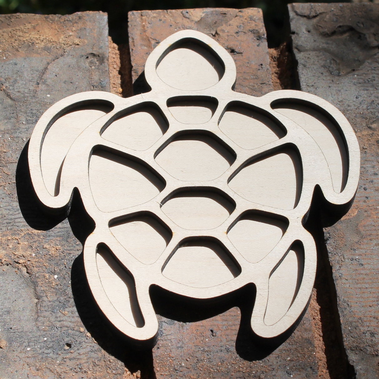 Wooden Turtle Bead Tray