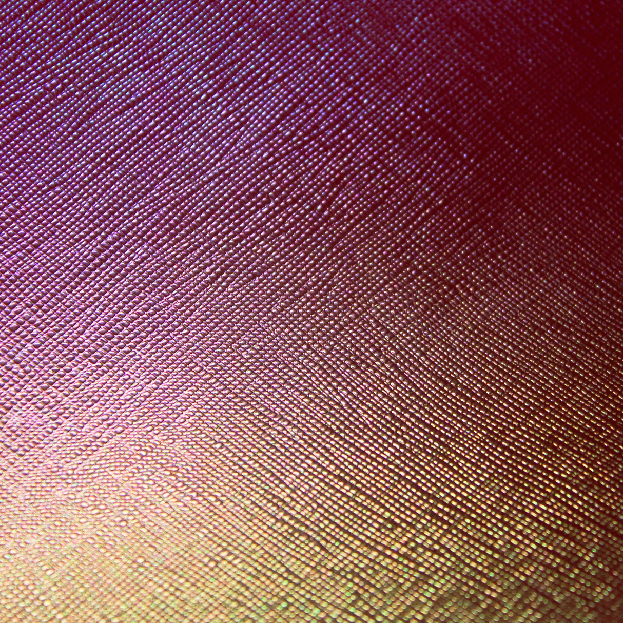 Faux Leather Sheet -  Red Rainbow Cross Pattern - 126