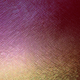 Faux Leather Sheet -  Red Rainbow Cross Pattern - 126