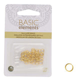 50pcs Gold Plated Jump Rings - 5mm ~ JR1
