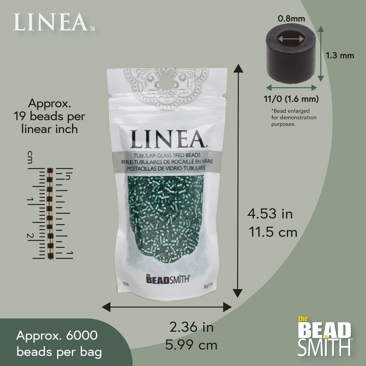 Silver Lined Blue Zircon - Linea 58