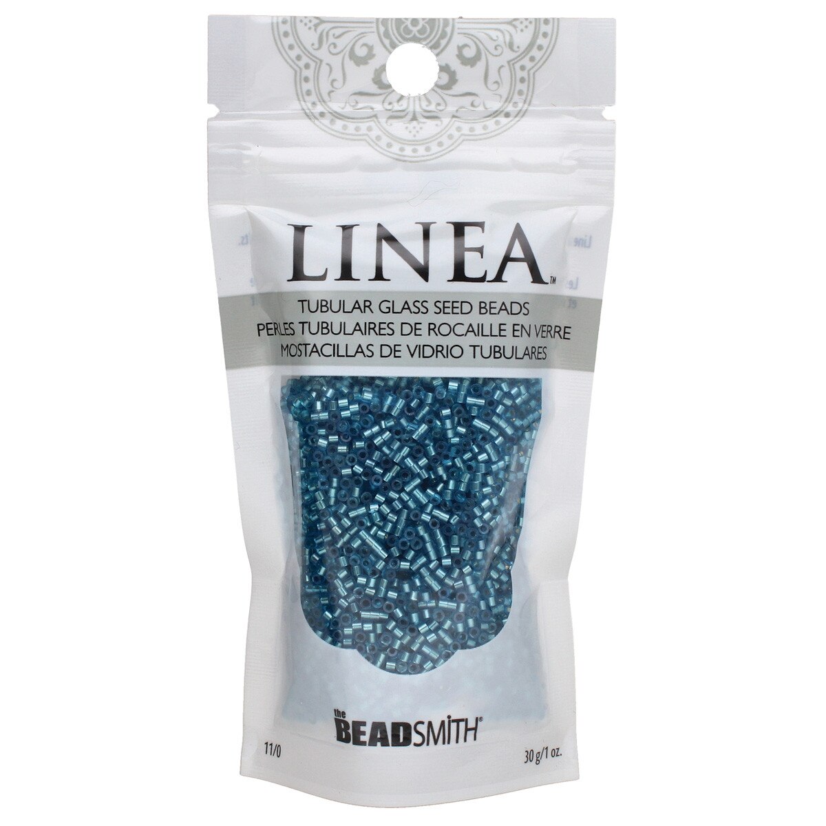 Silver Lined Blue Capri - Linea 62