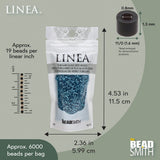 Silver Lined Blue Capri - Linea 62