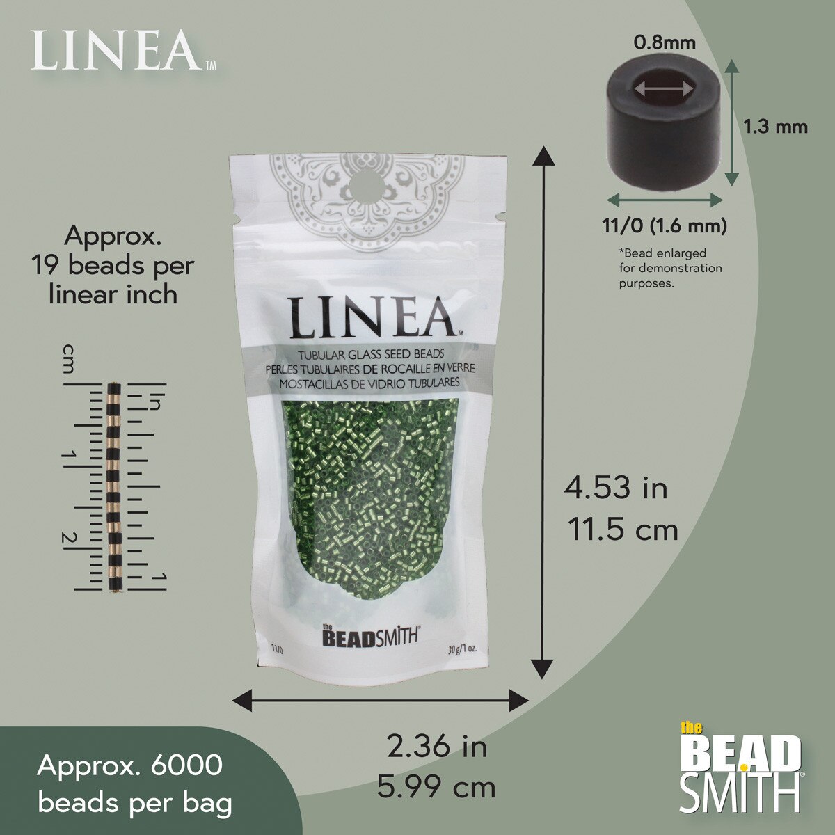 Silver Lined Green - Linea 63