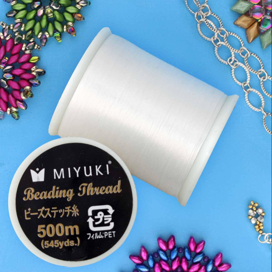 White Miyuki Thread - 546 yard Spool  - WMT-2