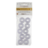 White Nyline - 75 yard Bobbin B - 10 pack