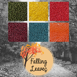 11/0 Japanese - 6 Tube Falling Leaves Set
