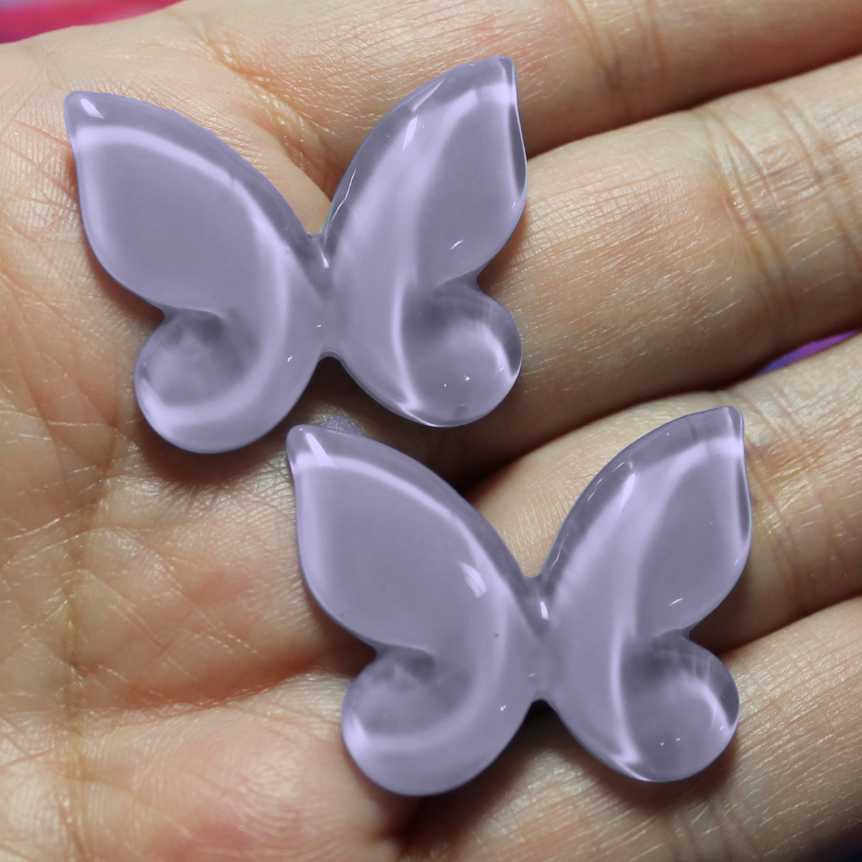 Purple Butterfly Cabochon  - S117