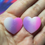 Sweet like Candy TieDye Heart Cabochon - S11