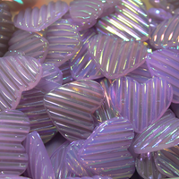 Grape Jelly Heart Resin Cabochons - S14