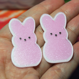 Pink Sweet Bunny Resin Slab - S19