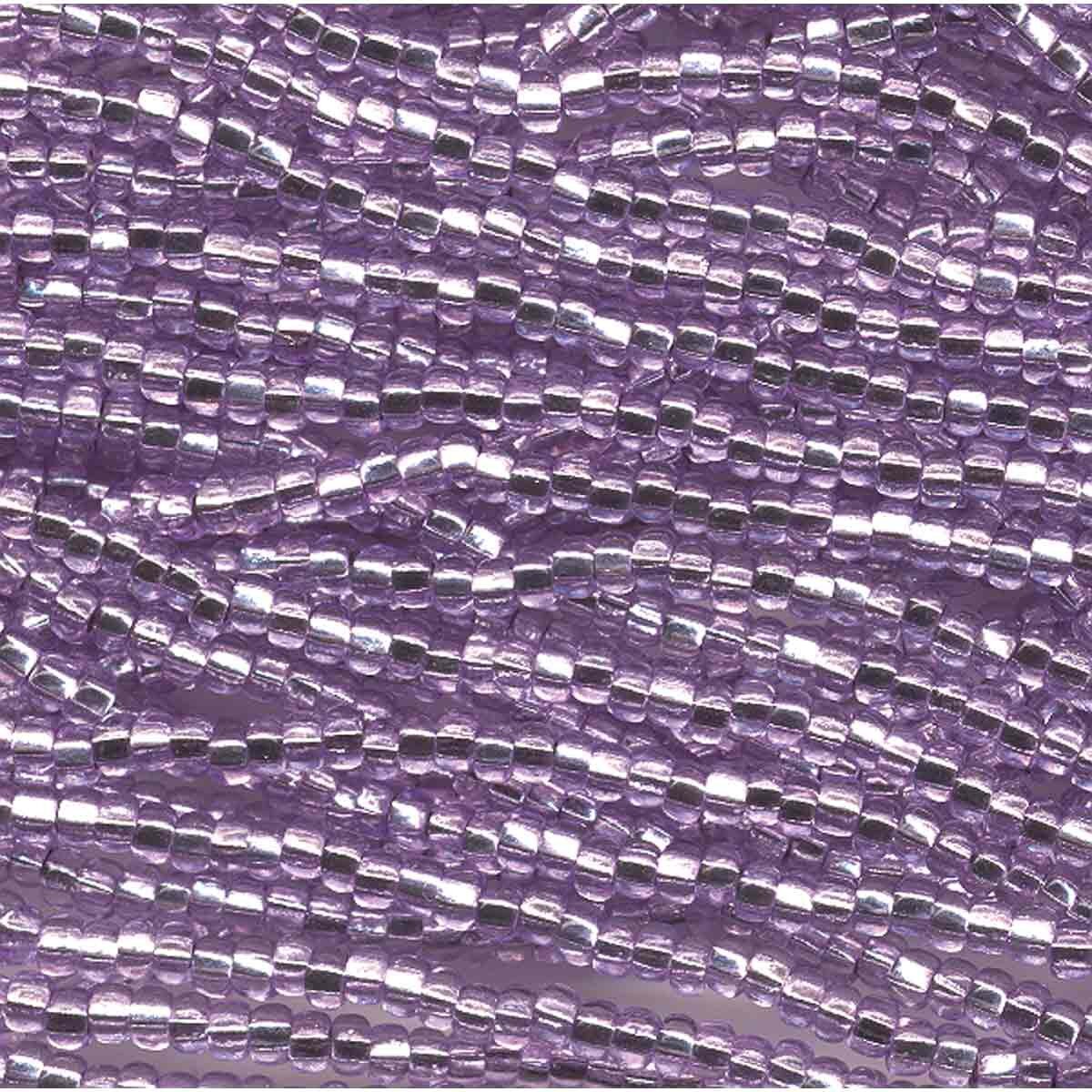 11/0 Czech Silver Lined Solgel Amethyst - 11-130