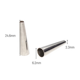 Metal Cones 24.6mm - 24 Silver - SC3