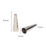 Metal Cones 19.1mm - 24 Silver - SC4