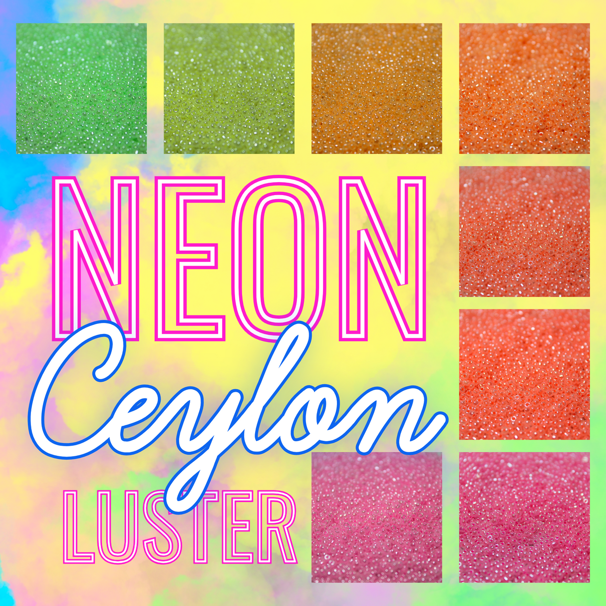 11/0 8 Tube Neon Ceylon Luster Set #11