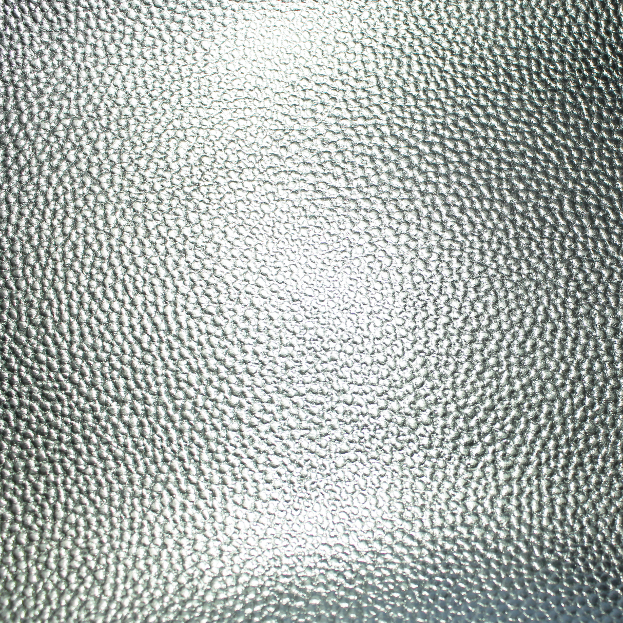 Faux Leather Sheet - Metallic Silver - 60