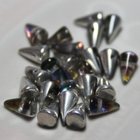 5x8mm Spike (24pcs) Gunmetal AB  ~ Spike 62