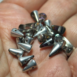 5x8mm Spike (24pcs) Gunmetal AB  ~ Spike 62