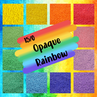 12 Tube Opaque Rainbow - 15/0 Set #4