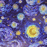 Faux Leather Sheet - Starry Night - 71