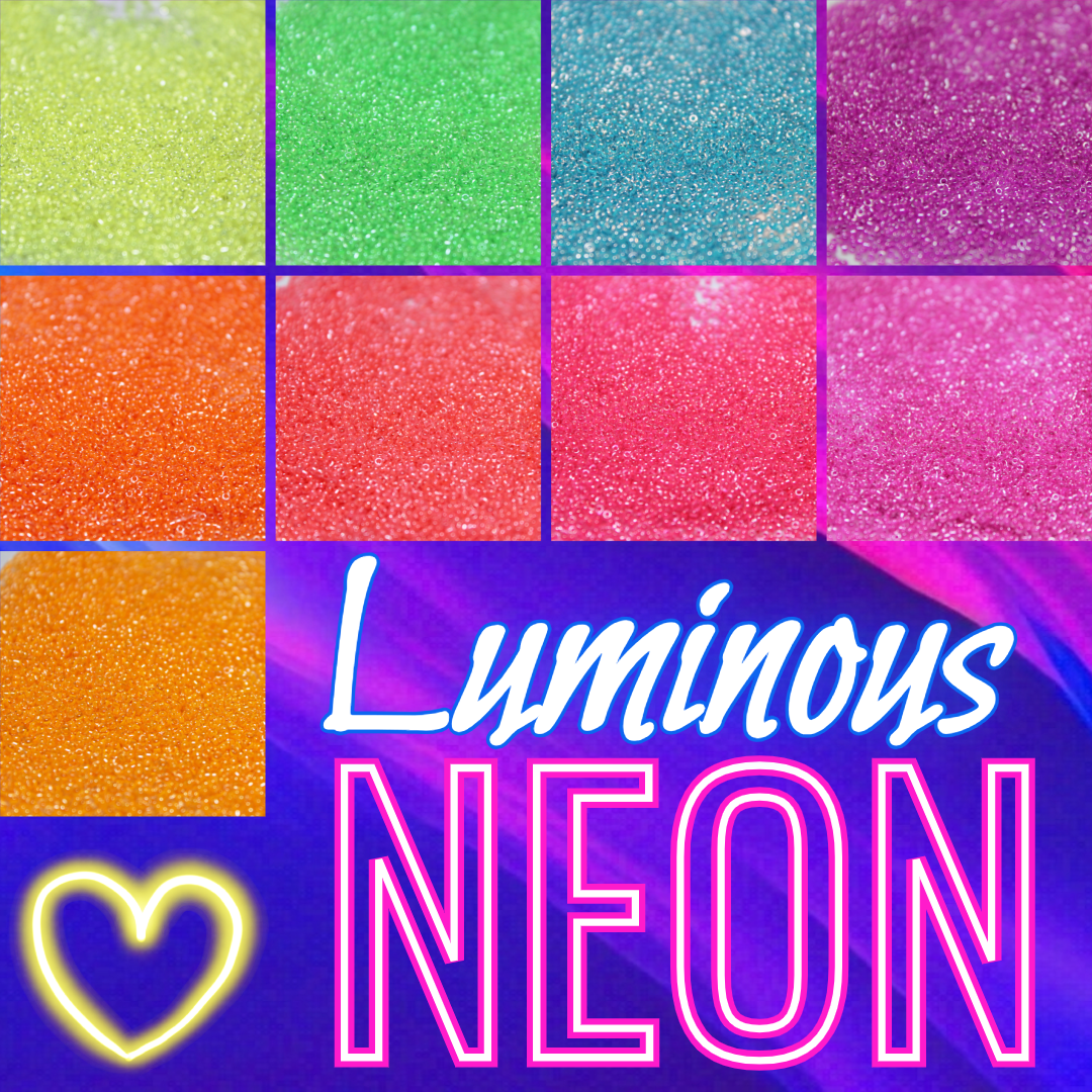 9 Tube Luminous Neon Set - 15/0 Set #3