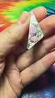 1.5" Cherry Blossom Mirror Triangle - S111