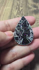 1.5" Samantha's Spell -  Acrylic Teardrop Cabochons - S234