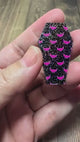 1.5" Batty For You -  Acrylic Coffin Cabochons - S208