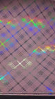 Faux Leather Sheet - Pink Halo Plaid - 2