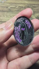 1 1/2" Boo Forever oval Mirror Cabochons - P112