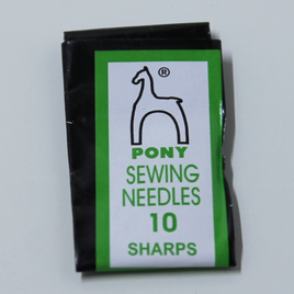 Pony Beading Needles - 10 sharps - P10S