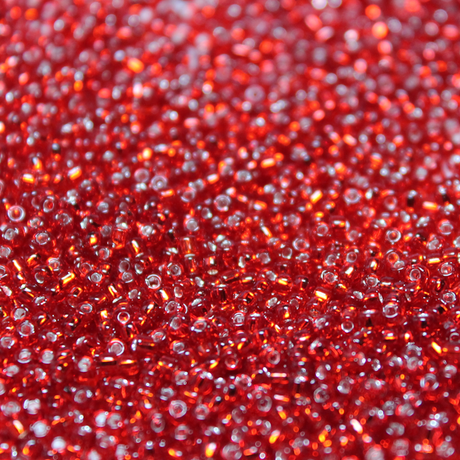 Silver Lined Cherry Red  ~ 11/0 JSB 11 Japanese Seed Beads