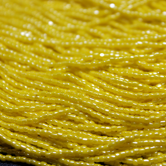 12/0 Tri-Cut Opaque Luster Dark Yellow - 120DYL