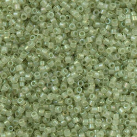 DB1765 Delica Sparkle Celery Lined Opal AB  - 58